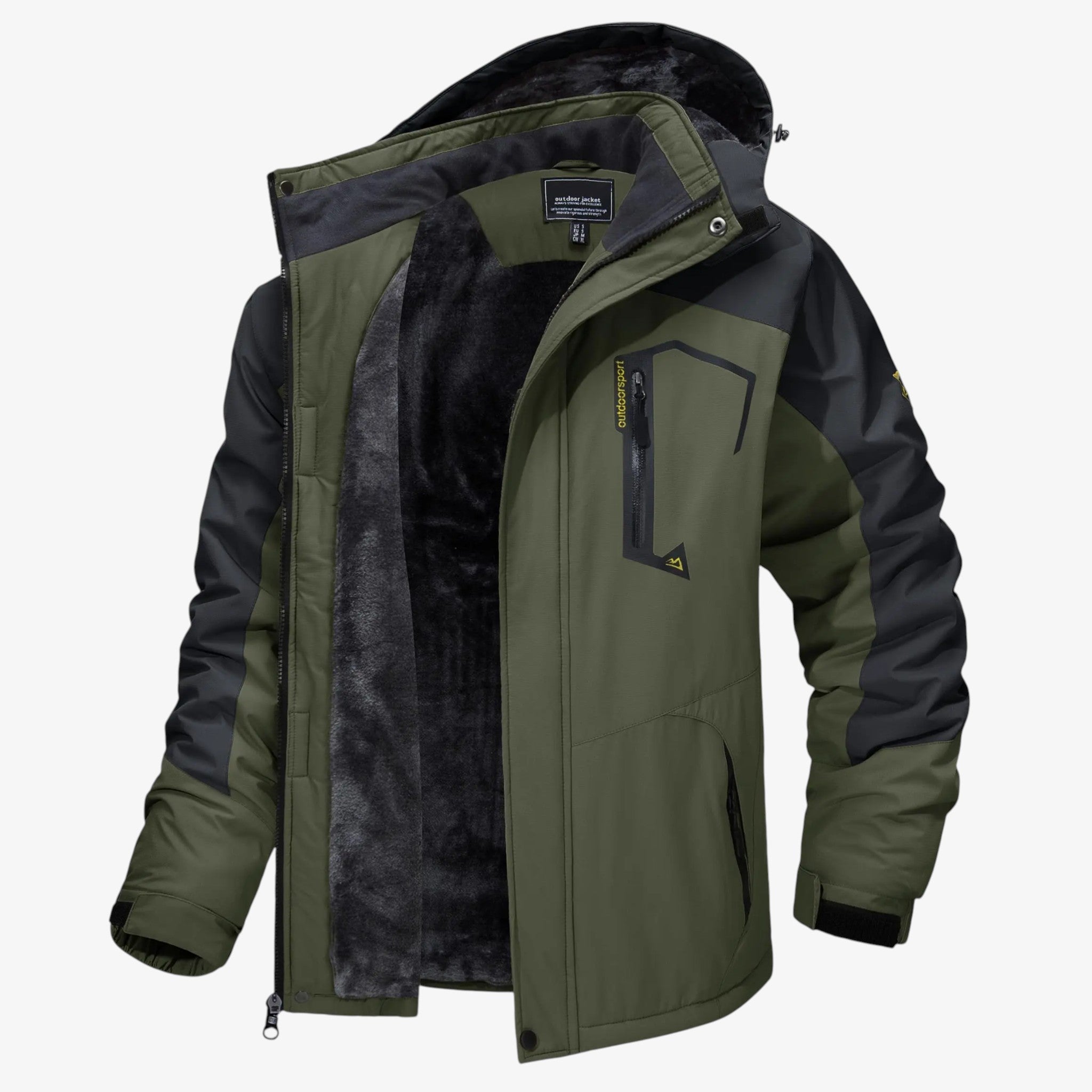 Veste Randonnée Homme Grand Froid – Doublure Polaire Confort - vue 6