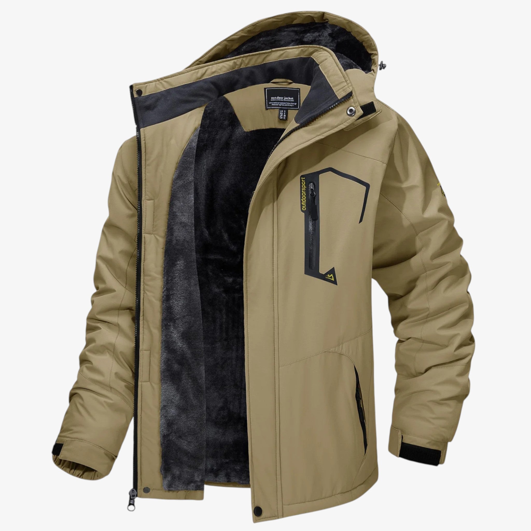 Veste Randonnée Homme Grand Froid – Doublure Polaire Confort - vue 7