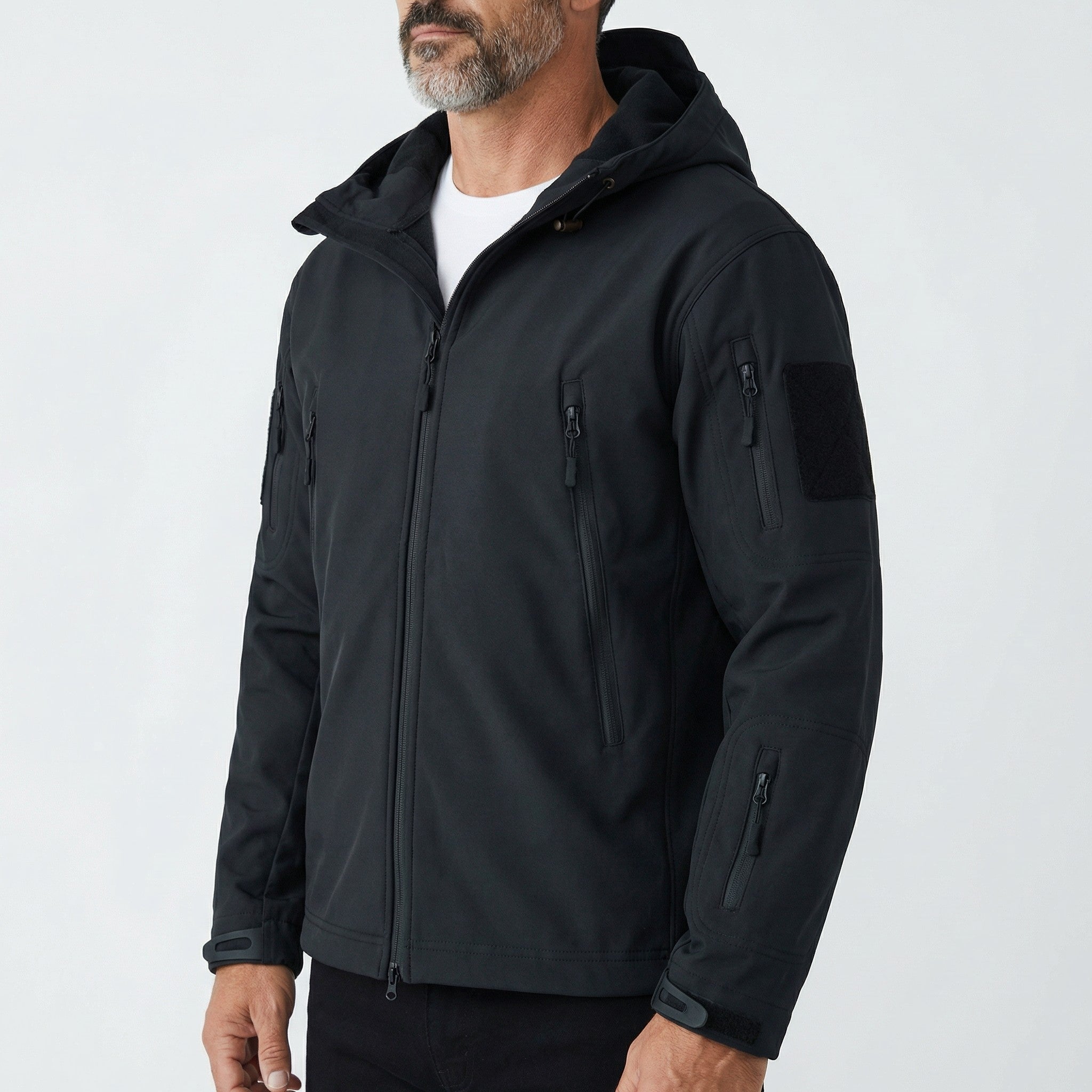 Veste Randonnée Homme Bushcraft – Tactique & Résistante à la Pluie - vue 3
