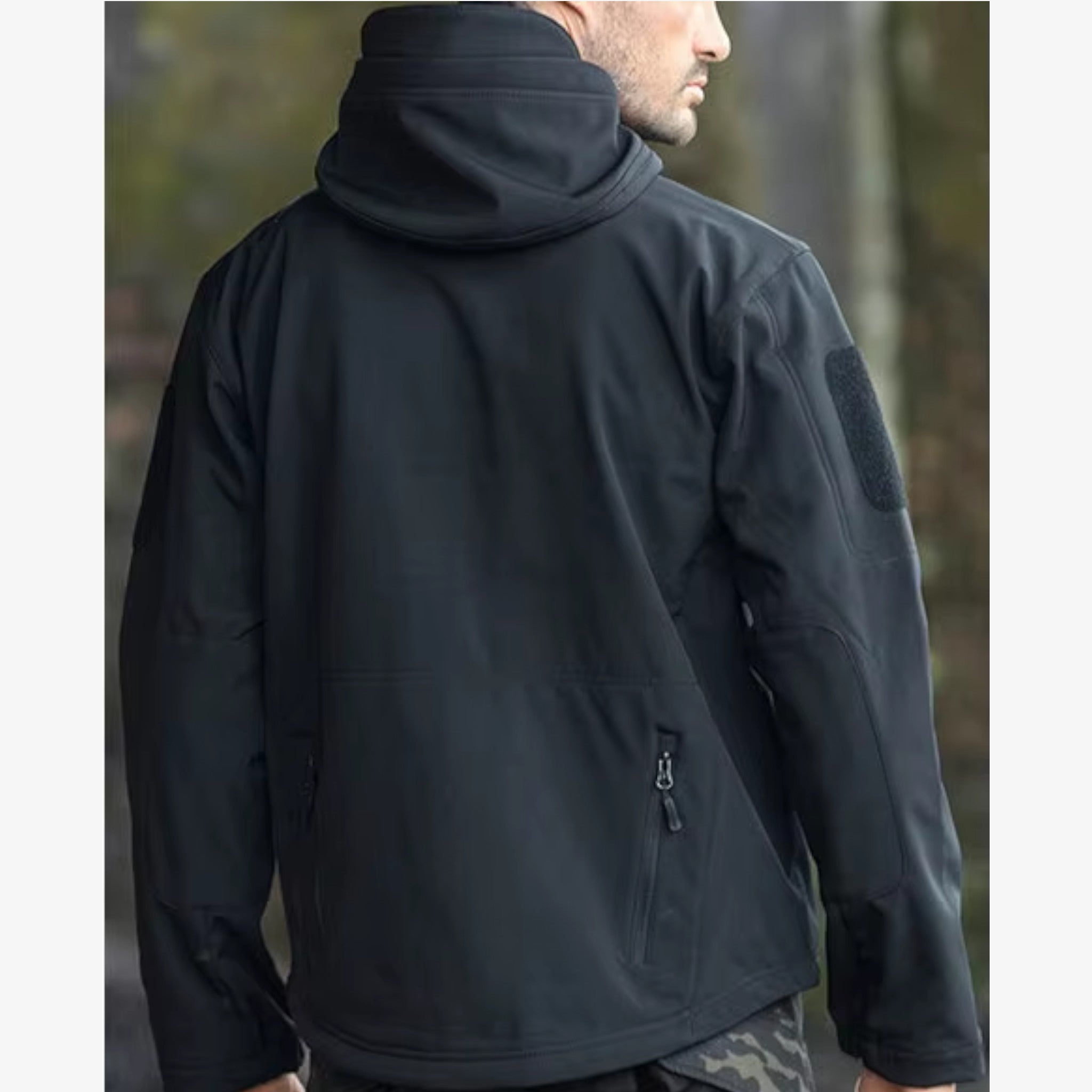 Veste Randonnée Homme Bushcraft – Tactique & Résistante à la Pluie - vue 4