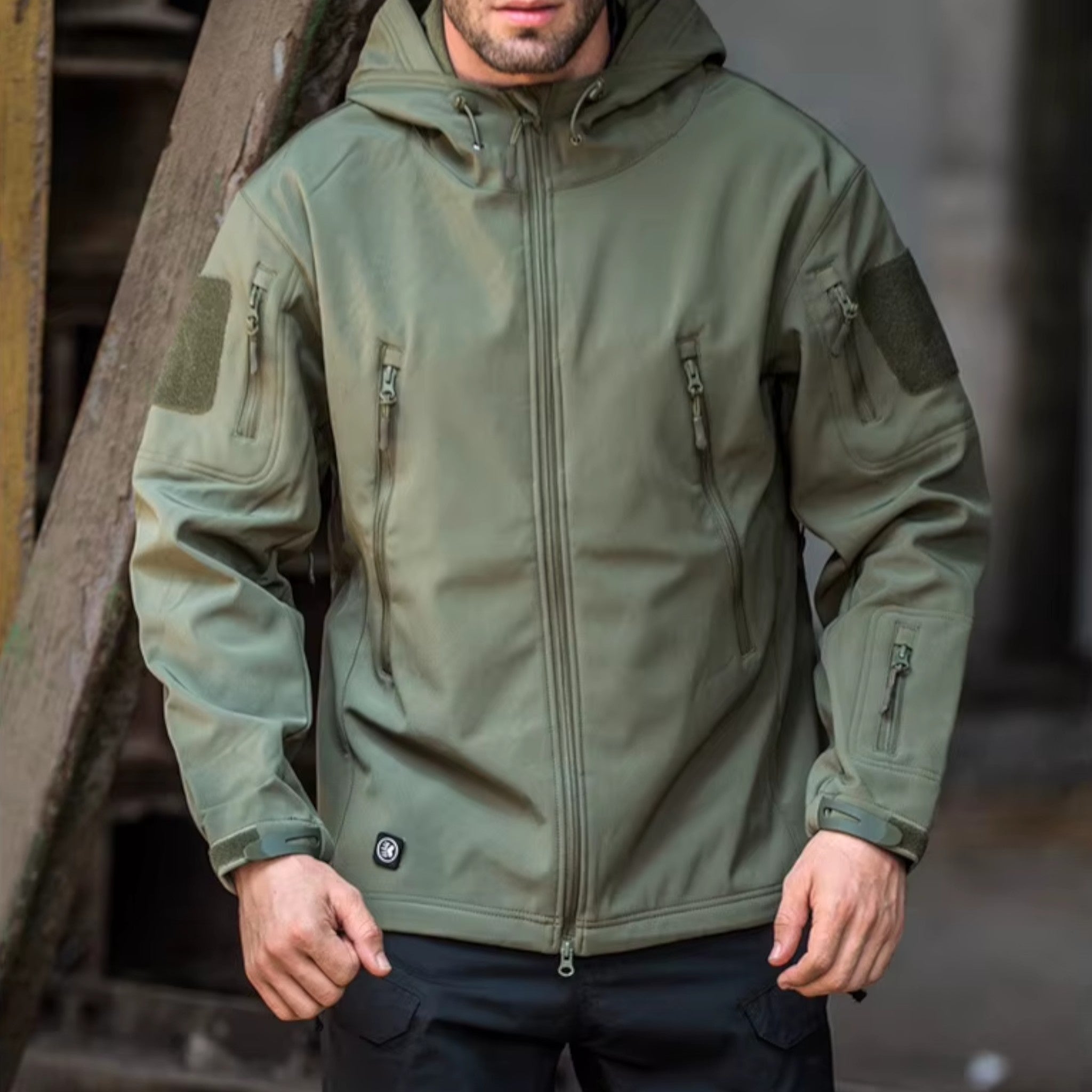 Veste Randonnée Homme Bushcraft – Tactique & Résistante à la Pluie - vue 10