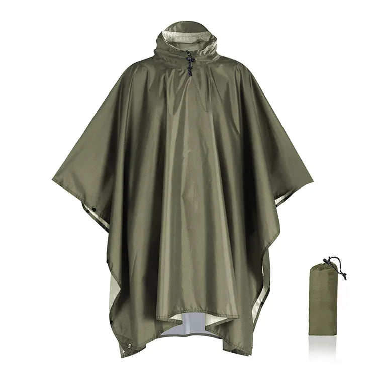 Veste Randonnée Homme Poncho Camouflage – Pluie, Bivouac & Abri - vue 7