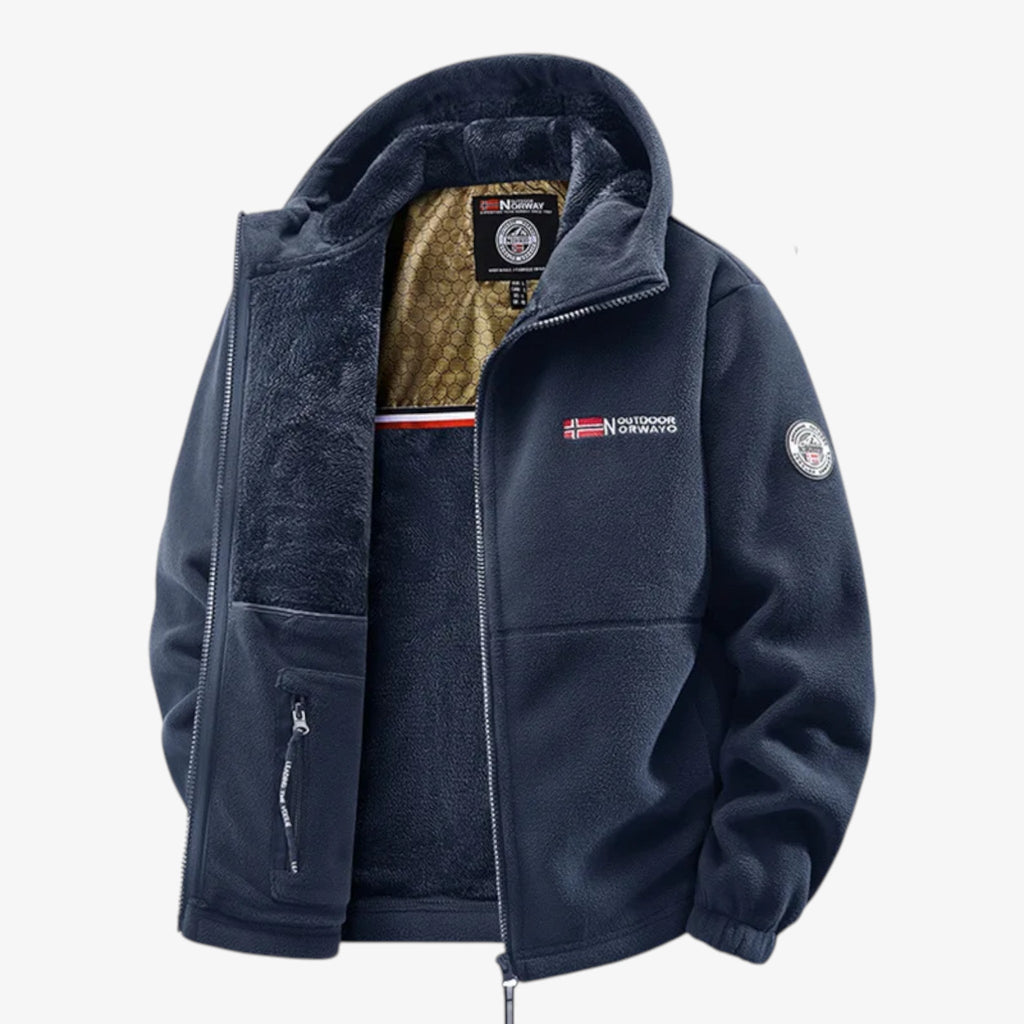 Veste Randonnée Homme Polaire Épaisse – Isolation Hiver - vue 1