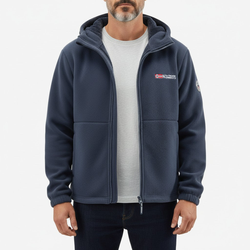 Veste Randonnée Homme Polaire Épaisse – Isolation Hiver - vue 4